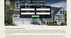 Desktop Screenshot of clemsonrealestate-southcarolina.com